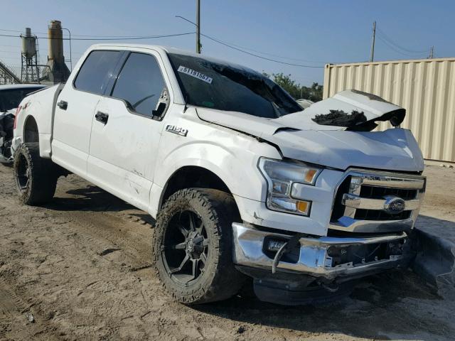 1FTEW1EFXGFA56395 - 2016 FORD F150 SUPER WHITE photo 1