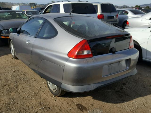 JHMZE1359YT002151 - 2000 HONDA INSIGHT SILVER photo 3