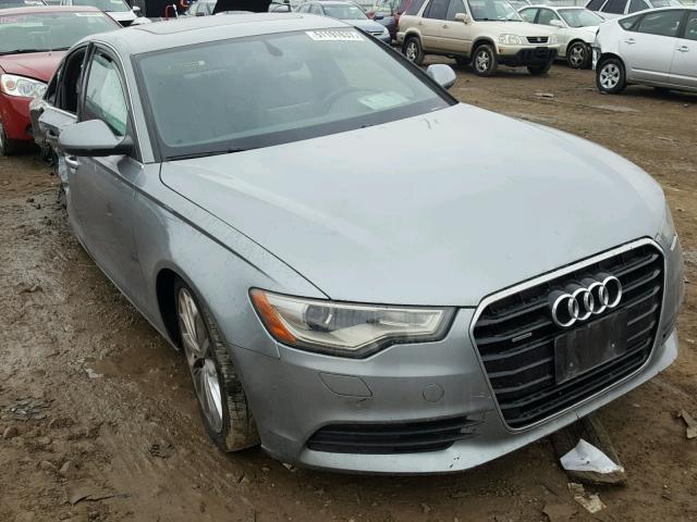 WAUGFAFC0DN034322 - 2013 AUDI A6 PREMIUM SILVER photo 1