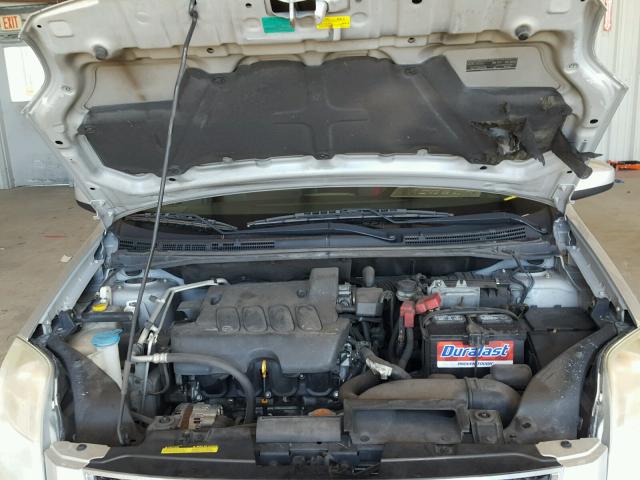 3N1AB6APXCL617168 - 2012 NISSAN SENTRA 2.0 SILVER photo 7