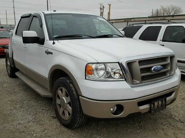 1FTPW12V28KC37195 - 2008 FORD F150 SUPER WHITE photo 1