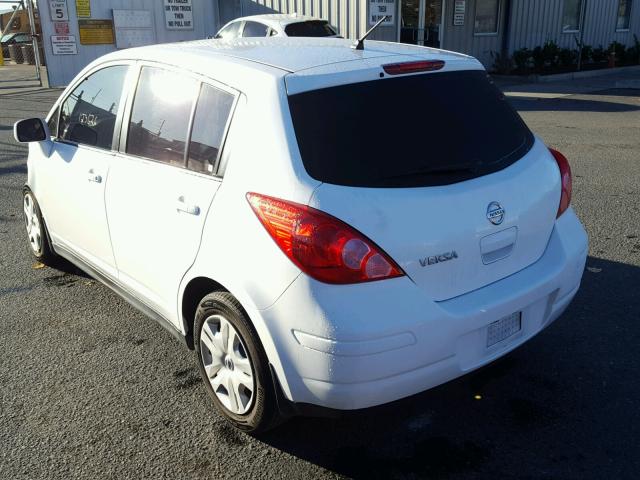 3N1BC1CP4CK223673 - 2012 NISSAN VERSA S WHITE photo 3