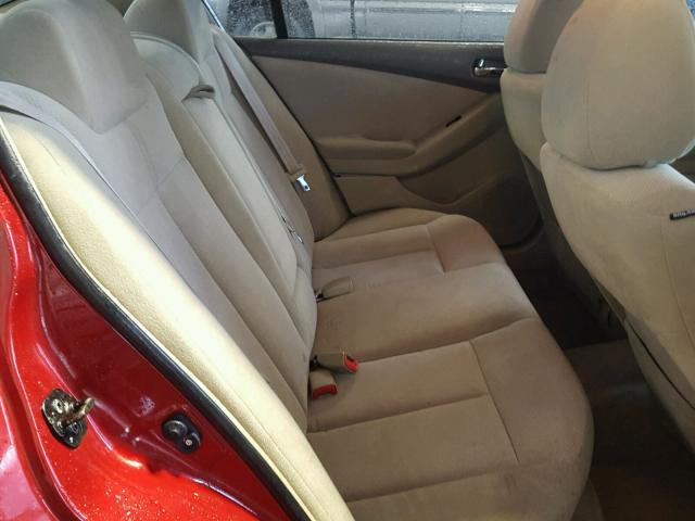 1N4AL21E19N409289 - 2009 NISSAN ALTIMA 2.5 RED photo 6