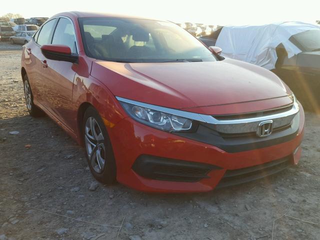 2HGFC2F51HH532396 - 2017 HONDA CIVIC LX RED photo 1