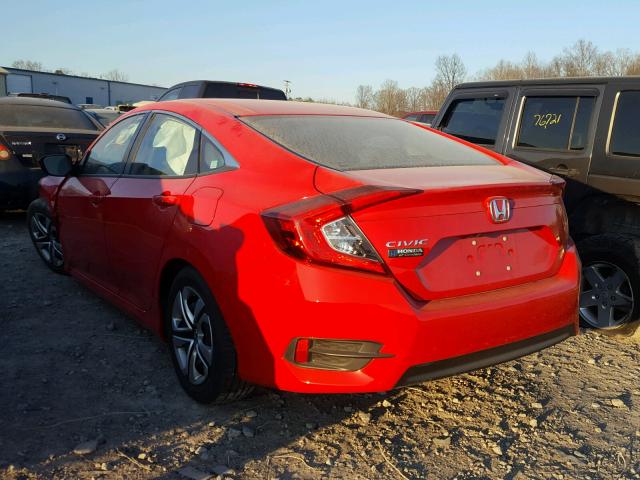 2HGFC2F51HH532396 - 2017 HONDA CIVIC LX RED photo 3