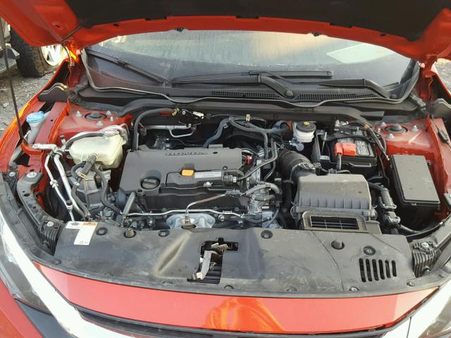 2HGFC2F51HH532396 - 2017 HONDA CIVIC LX RED photo 7