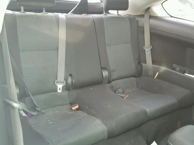 JTKDE167880265430 - 2008 TOYOTA SCION TC BLACK photo 6