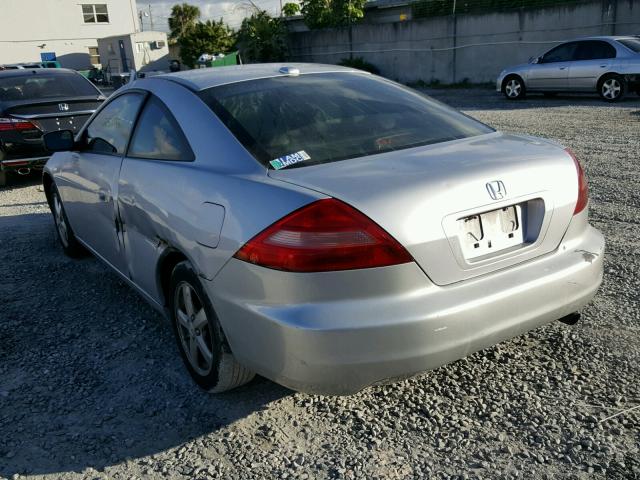 1HGCM72604A008662 - 2004 HONDA ACCORD EX SILVER photo 3