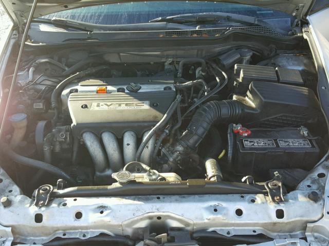 1HGCM72604A008662 - 2004 HONDA ACCORD EX SILVER photo 7