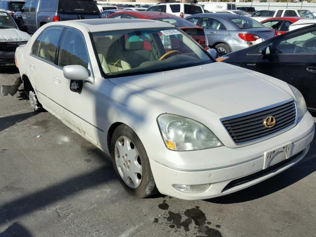 JTHBN30F830096446 - 2003 LEXUS LS 430 WHITE photo 1