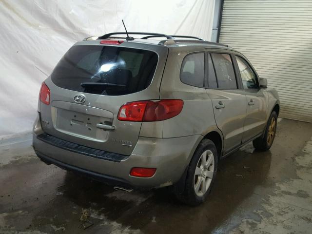 5NMSH73E29H295777 - 2009 HYUNDAI SANTA FE S GRAY photo 4