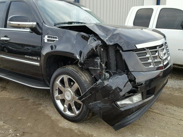 1GYFK63817R360550 - 2007 CADILLAC ESCALADE L BLACK photo 9