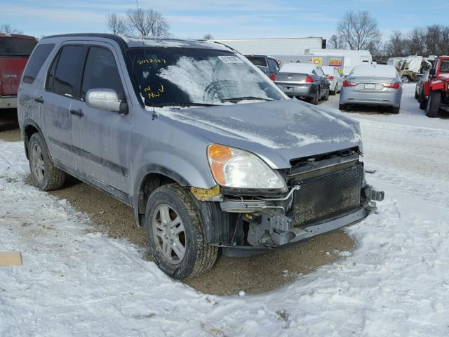 JHLRD78854C055548 - 2004 HONDA CR-V EX SILVER photo 1