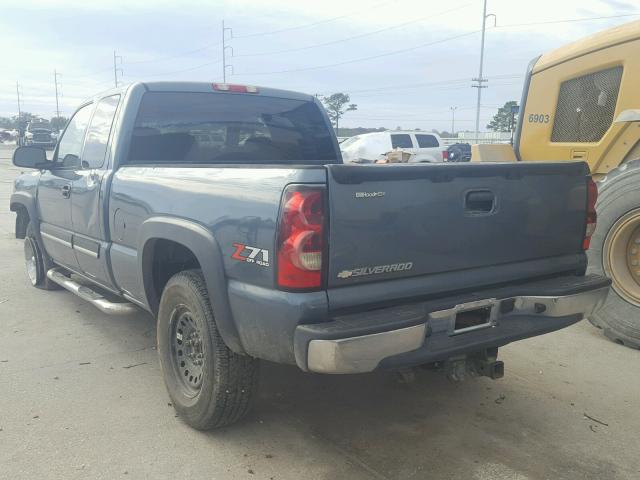 2GCEK19B361276602 - 2006 CHEVROLET SILVERADO BLUE photo 3