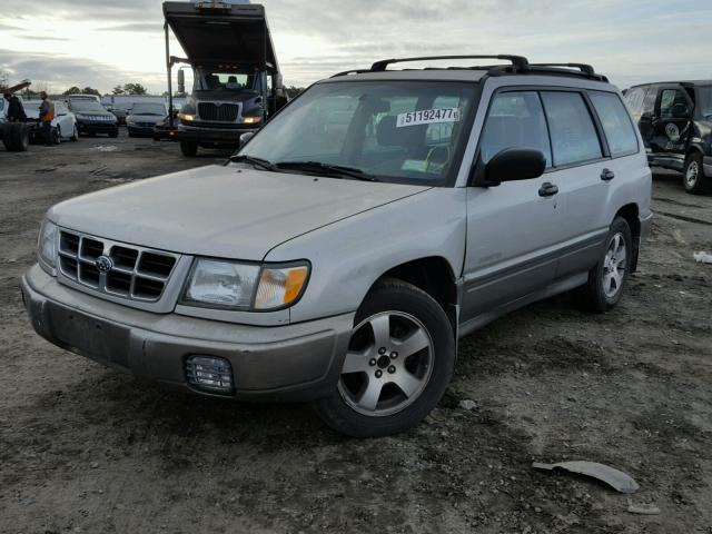 JF1SF6556YH728150 - 2000 SUBARU FORESTER S ვერცხლისფერი ფოტო 2