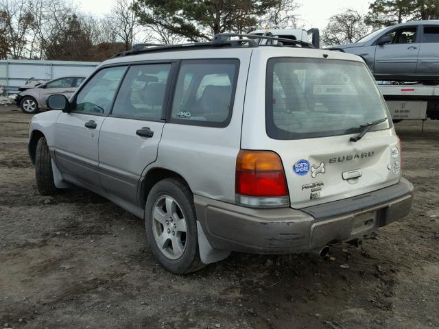 JF1SF6556YH728150 - 2000 SUBARU FORESTER S ვერცხლისფერი ფოტო 3