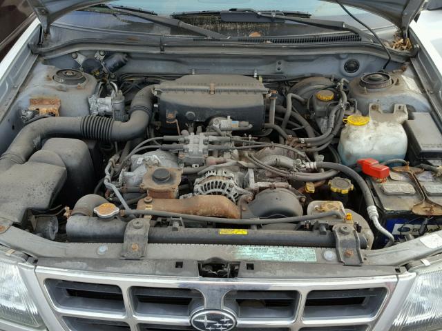 JF1SF6556YH728150 - 2000 SUBARU FORESTER S SILVER photo 7