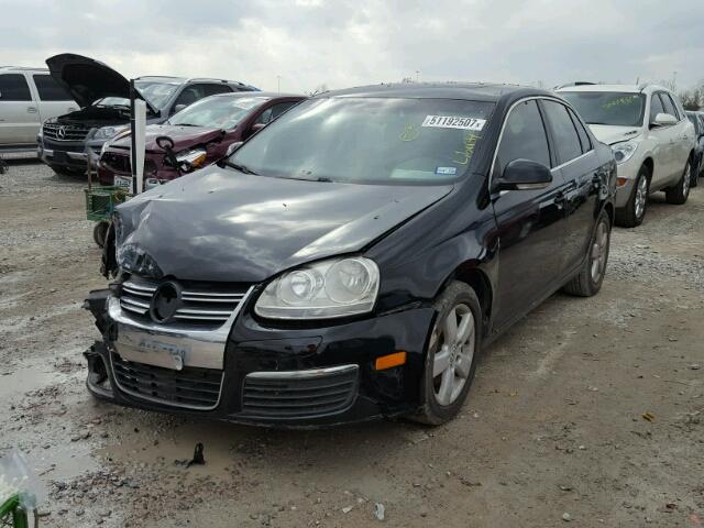 3VWRM71K19M062695 - 2009 VOLKSWAGEN JETTA SE BLACK photo 2