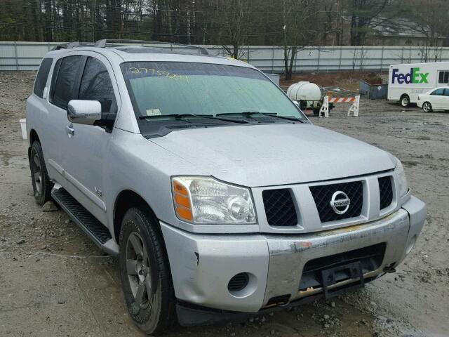 5N1AA08B05N715955 - 2005 NISSAN ARMADA SE SILVER photo 1