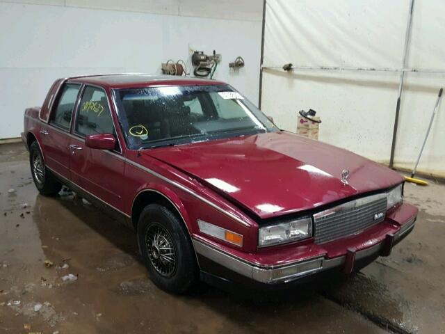 1G6KS698XGU815164 - 1986 CADILLAC SEVILLE MAROON photo 1