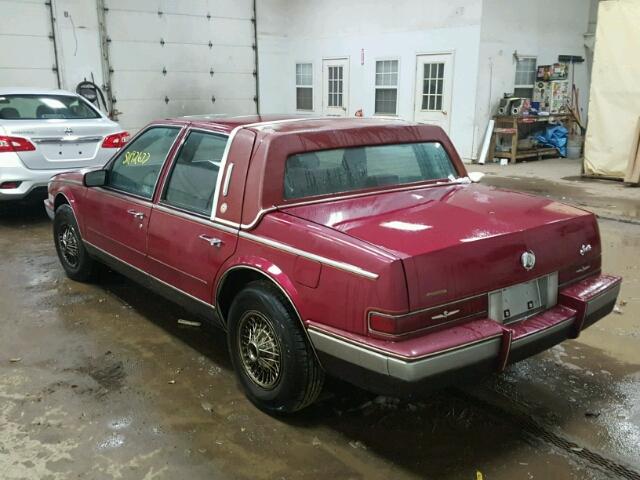 1G6KS698XGU815164 - 1986 CADILLAC SEVILLE MAROON photo 3