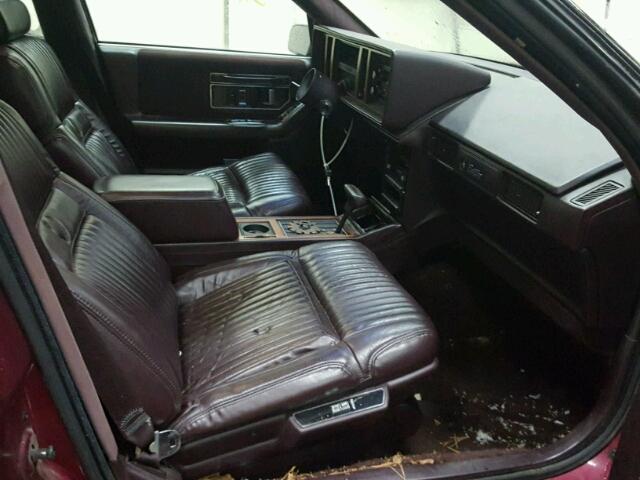 1G6KS698XGU815164 - 1986 CADILLAC SEVILLE MAROON photo 5