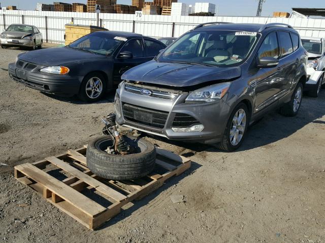 1FMCU0J90EUB72555 - 2014 FORD ESCAPE TIT CHARCOAL photo 2