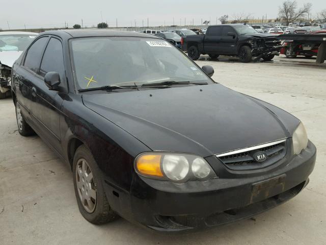 KNAFB161935123567 - 2003 KIA SPECTRA GS BLACK photo 1