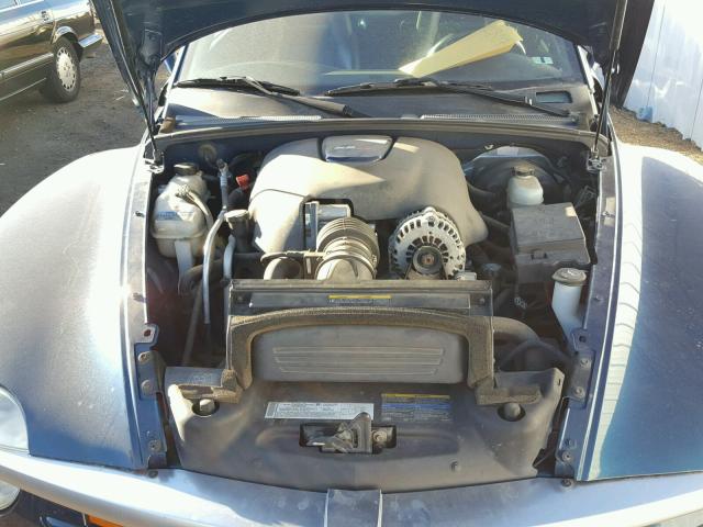 1GCES14HX5B118817 - 2005 CHEVROLET SSR BLUE photo 7