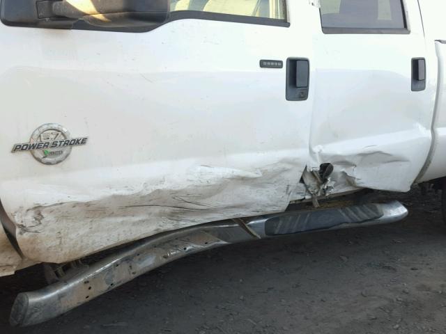 1FT8W3BT8CEA97949 - 2012 FORD F350 SUPER WHITE photo 9