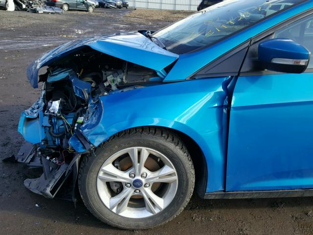 1FADP3F22EL164420 - 2014 FORD FOCUS SE BLUE photo 9