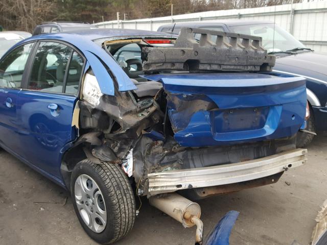 1G8AJ54F94Z110103 - 2004 SATURN ION LEVEL BLUE photo 10