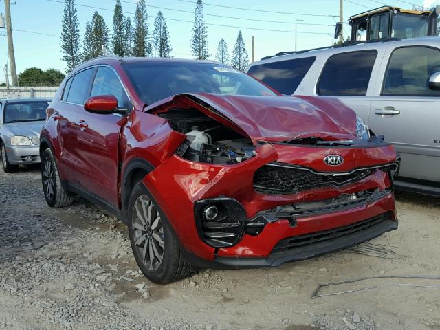 KNDPN3AC3H7150715 - 2017 KIA SPORTAGE E RED photo 1