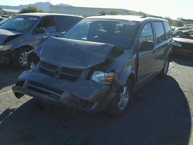 2D4RN4DE1AR237760 - 2010 DODGE GRAND CARA GRAY photo 2