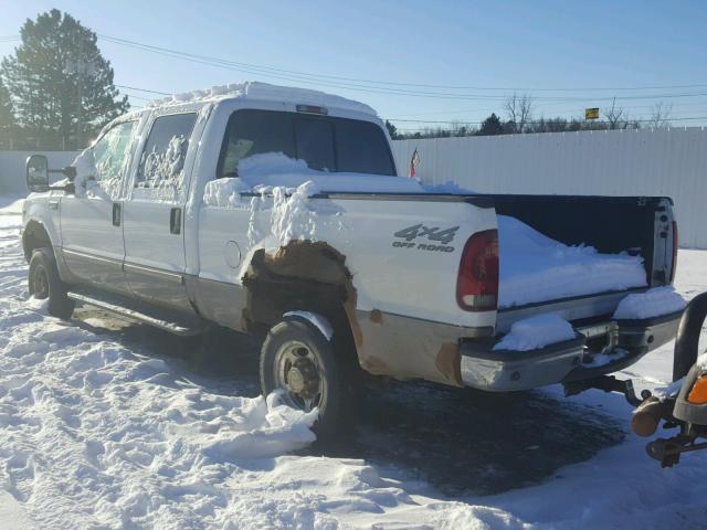 1FTNW21S12EC17675 - 2002 FORD F250 SUPER WHITE photo 3