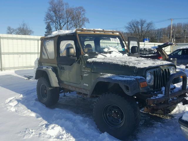 1J4FY19S5WP722362 - 1998 JEEP WRANGLER / GREEN photo 1