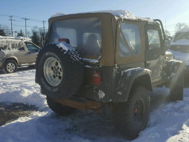 1J4FY19S5WP722362 - 1998 JEEP WRANGLER / GREEN photo 4