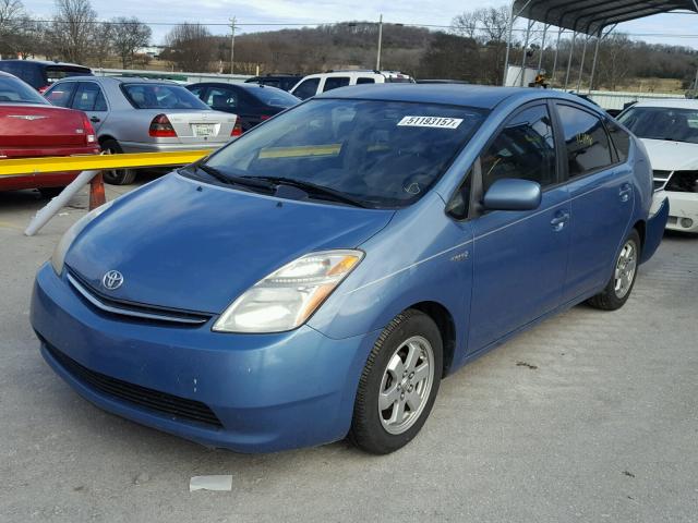 JTDKB20U387774263 - 2008 TOYOTA PRIUS BLUE photo 2