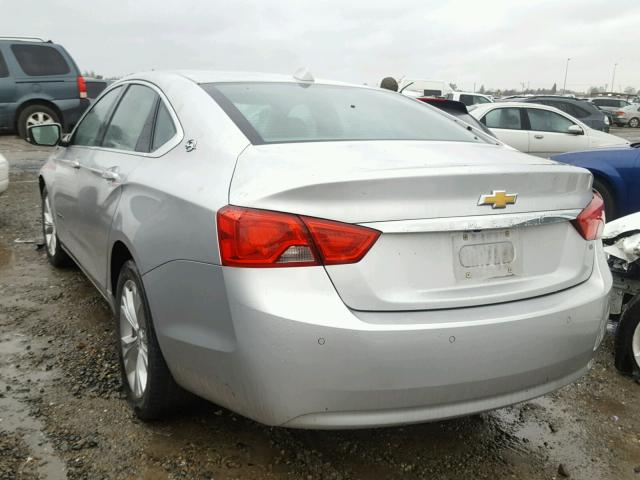 2G1125S34E9101485 - 2014 CHEVROLET IMPALA LT SILVER photo 3