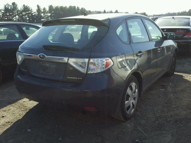 JF1GH61689H813166 - 2009 SUBARU IMPREZA 2. GRAY photo 4