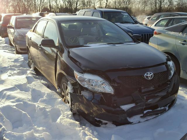 JTDBL40E59J030315 - 2009 TOYOTA COROLLA BA BLACK photo 1