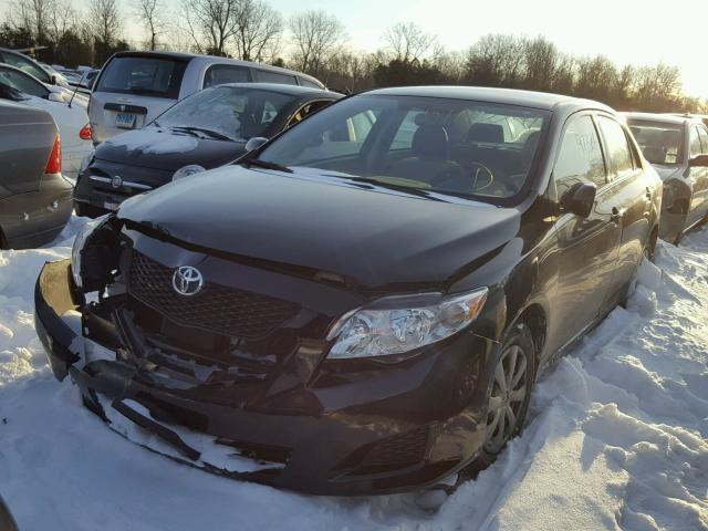 JTDBL40E59J030315 - 2009 TOYOTA COROLLA BA BLACK photo 2