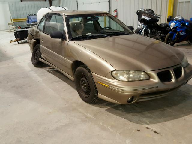 1G2NE12T0WC712637 - 1998 PONTIAC GRAND AM S BEIGE photo 1