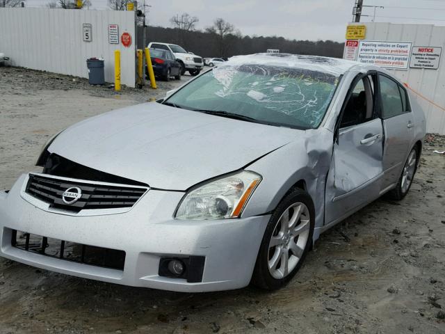 1N4BA41EX8C835823 - 2008 NISSAN MAXIMA SE SILVER photo 2