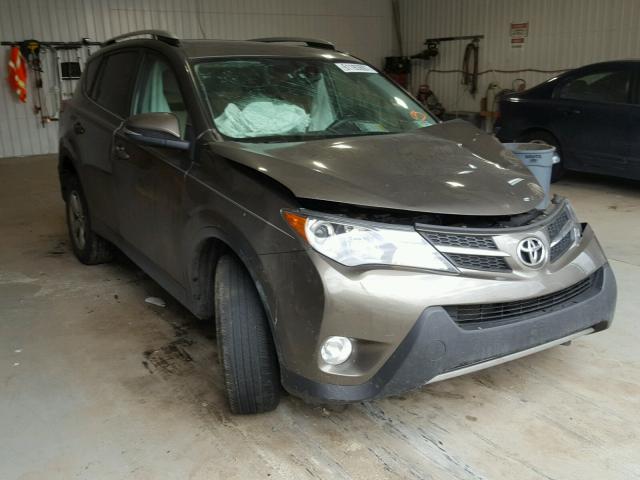 2T3RFREV1EW185466 - 2014 TOYOTA RAV4 XLE BROWN photo 1