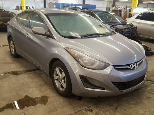 5NPDH4AE9FH645236 - 2015 HYUNDAI ELANTRA SE GRAY photo 1