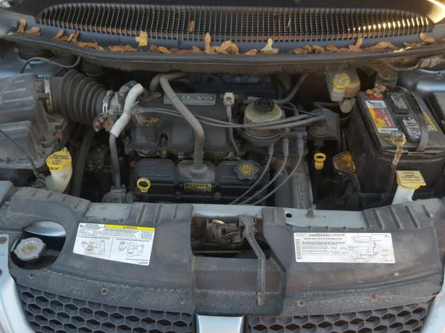 1D4GP25R04B589383 - 2004 DODGE CARAVAN SE BLUE photo 7