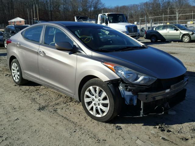 5NPDH4AE5DH154367 - 2013 HYUNDAI ELANTRA GL BROWN photo 2