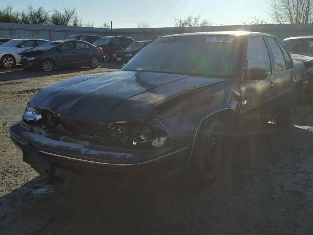 2G1WL54T8L1158493 - 1990 CHEVROLET LUMINA BLACK photo 2