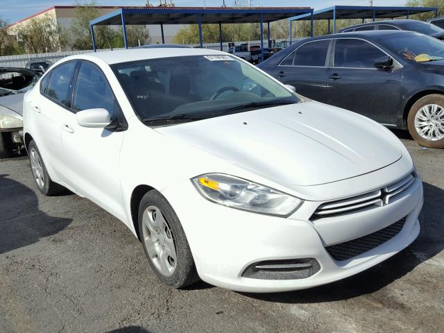 1C3CDFAA3GD531177 - 2016 DODGE DART SE WHITE photo 1